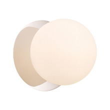 Lassie Opal Frosted Glass Warm White LED Outdoor Wall Light